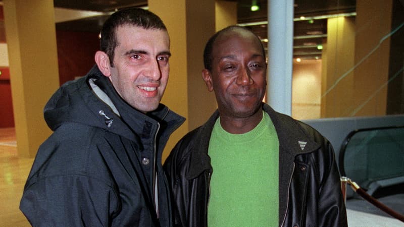 Charly (à droite) et Lulu (à gauche) en 2001 au Palais des Congrès.