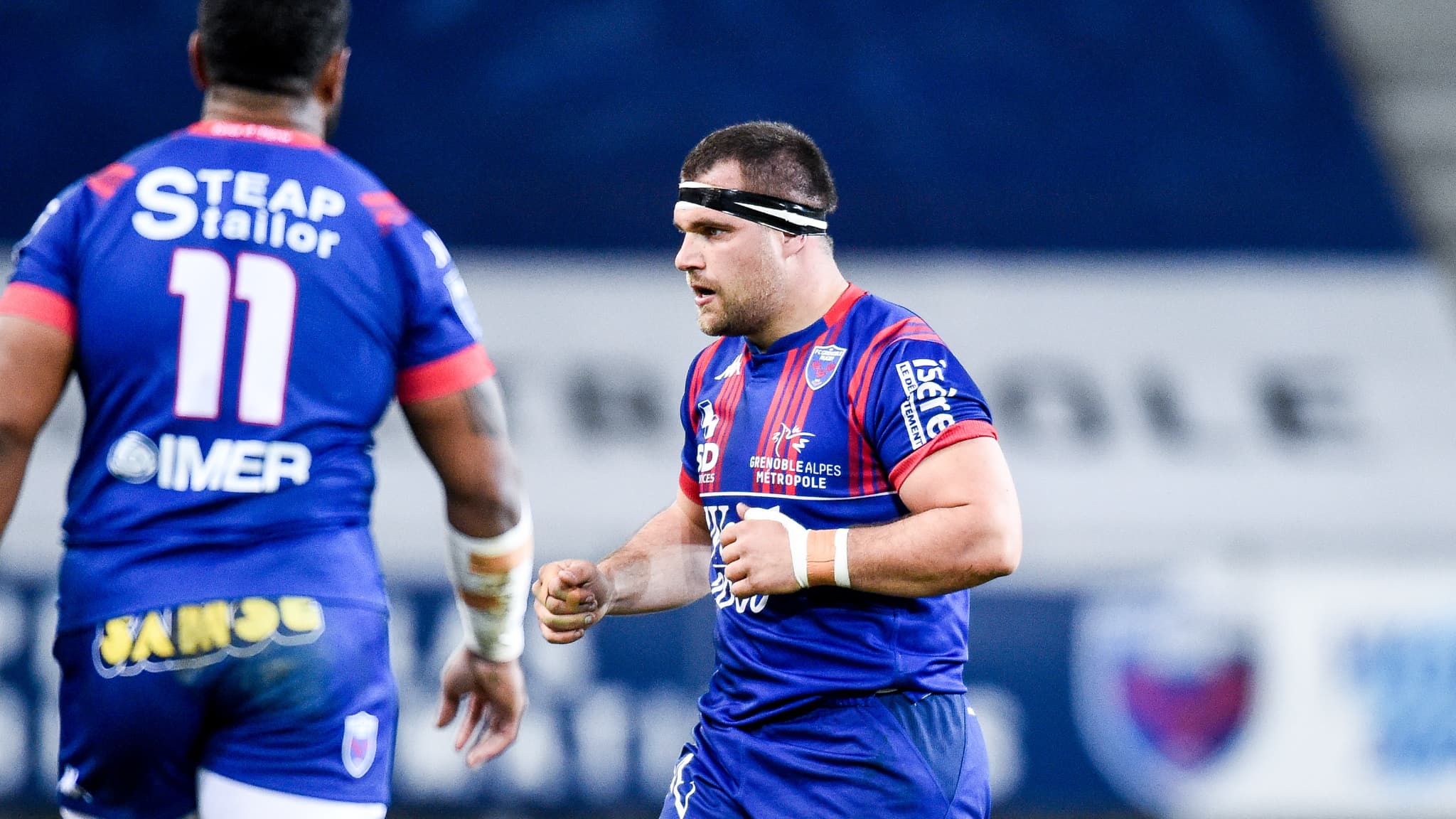 Jérôme Rey lors du match Grenoble-Béziers Jérôme Rey lors du match Grenoble-Béziers