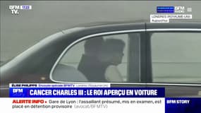 Le roi Charles III aperçu en voiture après l'annonce de son cancer