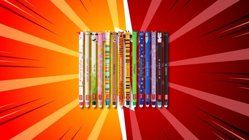 Legami crée la surprise : ce lot de 14 stylos est à prix vraiment bas et c'est idéal
