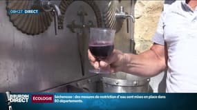 "Sentiers d’été": sur le GR65, une fontaine de vin rouge gratuit ravit les randonneurs