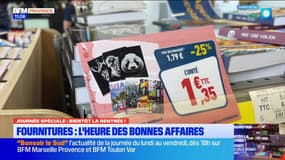 Journée spéciale " bientôt la rentrée ! " Fourniture : l'heure des bonnes affaires