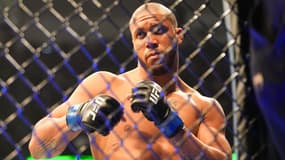Ciryl Gane lors de son combat contre Francis Ngannou le 22 janvier 2022