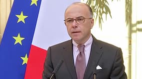 Le ministre de l'Intérieur Bernard Cazeneuve, le 22 avril 2015