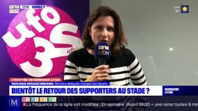 Matchs-tests à Lyon: Roxana Maracineanu veut que "les clubs soient prêts très vite" pour accueillir du public