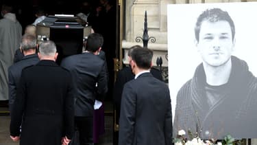 Les obsèques de Gaspard Ulliel à Paris le 27 janvier 2022