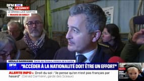 Droit du sol: "Accéder à la nationalité doit être un effort", assure Gérald Darmanin