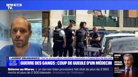 Fusillades à Marseille: "L'âge moyen des victimes est de moins de 30 ans" constate Laurent Zieleskiewicz, (hôpital Nord de Marseille)