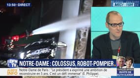 Notre-Dame: Colossus, le robot qui a aidé les pompiers