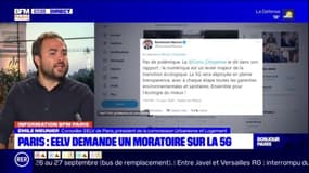"On ne peut pas affirmer que la 5G soit écologique", assure le conseiller EELV de Paris Émile Meunier