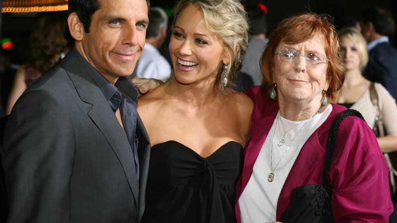 Ben Stiller, sa femme et sa mère Anne Meara
