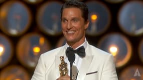 Matthew McConaughey aux Oscars en 2014