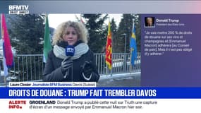 Menaces de Donald Trump sur les droits de douane: à Davos, les entreprises réfléchissent à "faire sans les américains"