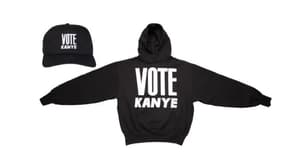 Des goodies estampillés "Vote Kanye".