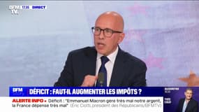 Loi de finances 2025: pour Éric Ciotti (LR) "l'hypothèse" d'une motion de censure "est sur la table"