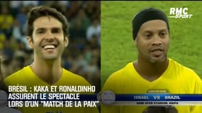 Brésil : Kaka et Ronaldinho assurent le spectacle lors d'un "match de la paix"