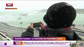 Tempête Ciaran: le Finistère en première ligne