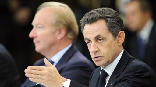 Brice Hortefeux demande le retour de Nicolas Sarkozy (ici en 2010) à la tête de l'UMP.