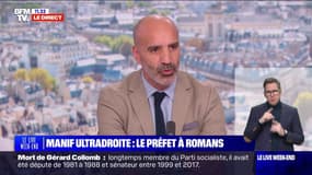 Manif ultradroite : le préfet à Romans-sur-Isère - 26/11
