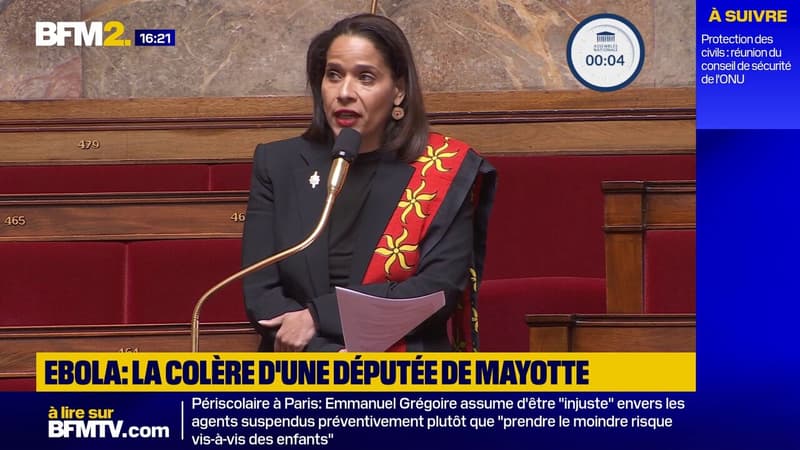 "Le planqué du ministère de l'Intérieur": la colère d'Estelle Youssouffa (LIOT) sur le risque de propagation d'Ebola à Mayotte
