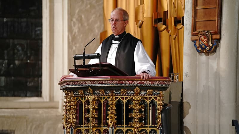 L'archevêque de Canterbury Justin Welby le 18 octobre 2021.