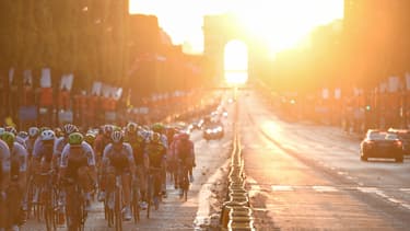 L'arrivée du Tour de France sur les Champs-Élysées en juillet 2019.