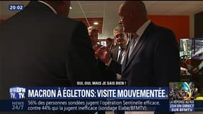 Visite mouvementée pour Emmanuel Macron à Egletons