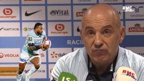 Racing 92 : "Vakatawa revient fort mais ce n'est pas une machine" rappelle Travers