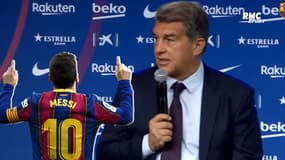 Barça : "Messi veut une équipe compétitive, ce n'est pas une question d'argent" assure Laporta