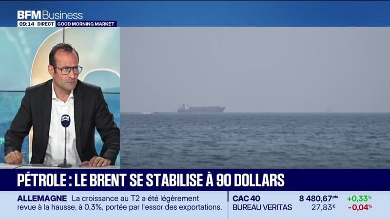 Pétrole : le brent se stabilise à 90 dollars