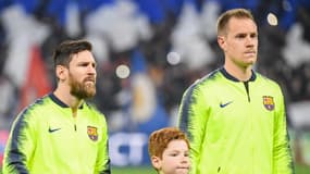 Ter Stegen et Messi