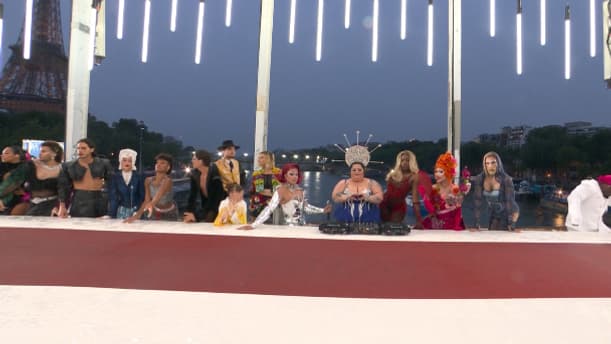 Le tableau "Festivité" de la cérémonie d'ouverture des JO de Paris 2024, 26 juillet 2024 Le tableau "Festivité" de la cérémonie d'ouverture des JO de Paris 2024, 26 juillet 2024