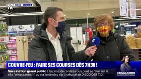 Couvre-feu à 18h: des supermarchés s'adaptent et ouvrent une heure plus tôt