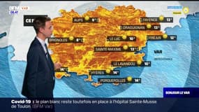 Météo Var: une journée très ensoleillée, 20°C à Toulon