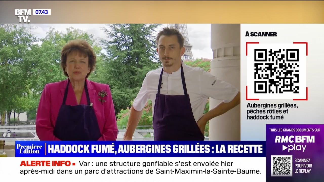 Ma recette avec un chef Haddock fumé et aubergines grillées 31/07