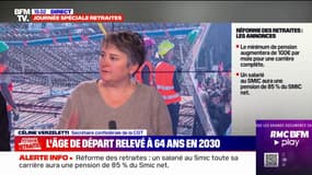 Céline Verzeletti, secrétaire confédérale de la CGT: "Les mesures phares de cette réforme sont des régressions sociales"