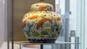Un vase Ming au musée royal de Mariemont (Belgique)