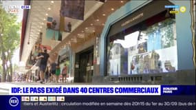 Île-de-France: le pass sanitaire exigé dans 40 centres commerciaux
