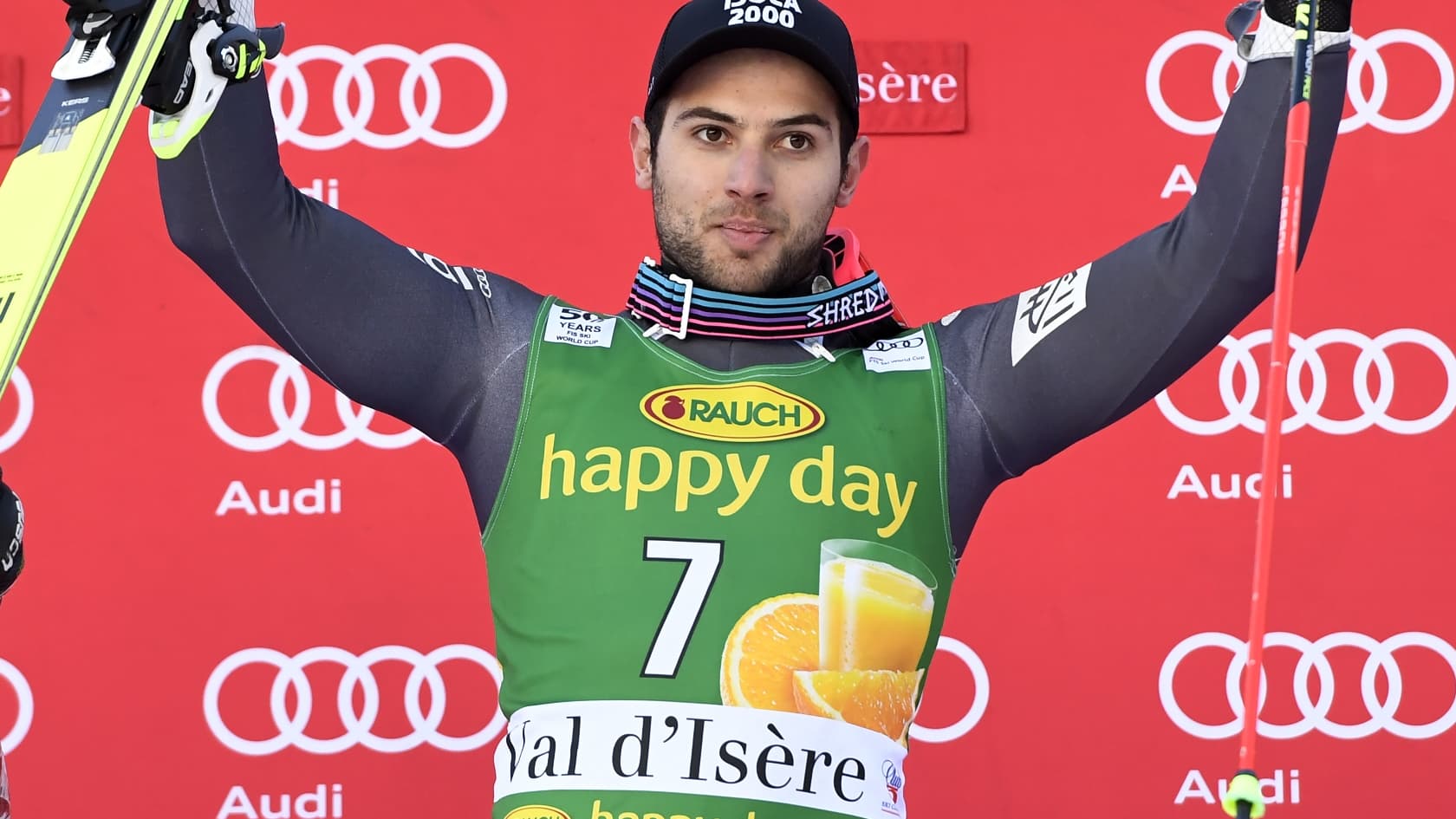 Mathieu Faivre, vainqueur à Val d'Isère : 