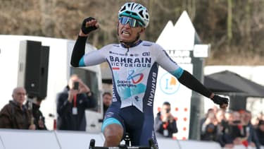 Santiago Buitrago, vainqueur de la 4e étape de Paris-Nice, le 06/03/2024