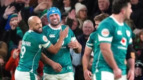 Tadhg Beirne lors d'Irlande-Angleterre, le 1er février 2025.