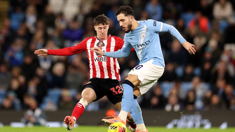 Manchester City: la magnifique passe dÃ©cisive en coup du foulard de Rayan Cherki face Ã ...