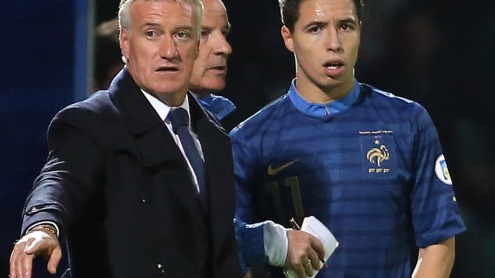 Didier Deschamps et Samir Nasri Didier Deschamps et Samir Nasri