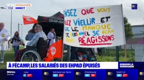 Seine-Maritime: des salariés d'Ehpad en grève