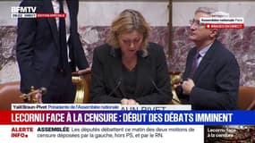Motion de censure: Yaël Braun-Pivet ouvre les débats à l'Assemblée Nationale