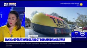 Var: les taxis organisent une opération escargot ce mercredi