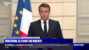 Emmanuel Macron: le Brexit est "un signal d'alarme historique"