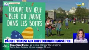 Paris: une chasse aux œufs solidaire dans le 15e arrondissement