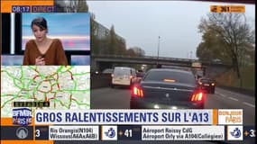 Gros ralentissements sur l'A13 et l'A86 extérieure 
