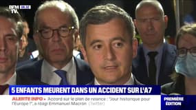 Accident dans la Drôme: Gérald Darmanin et Jean-Baptiste Djebbari se sont rendus sur place